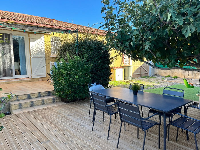 Sigean, Belle villa plain-pied T4 libre sur 4 faces sur 480m² de jardin